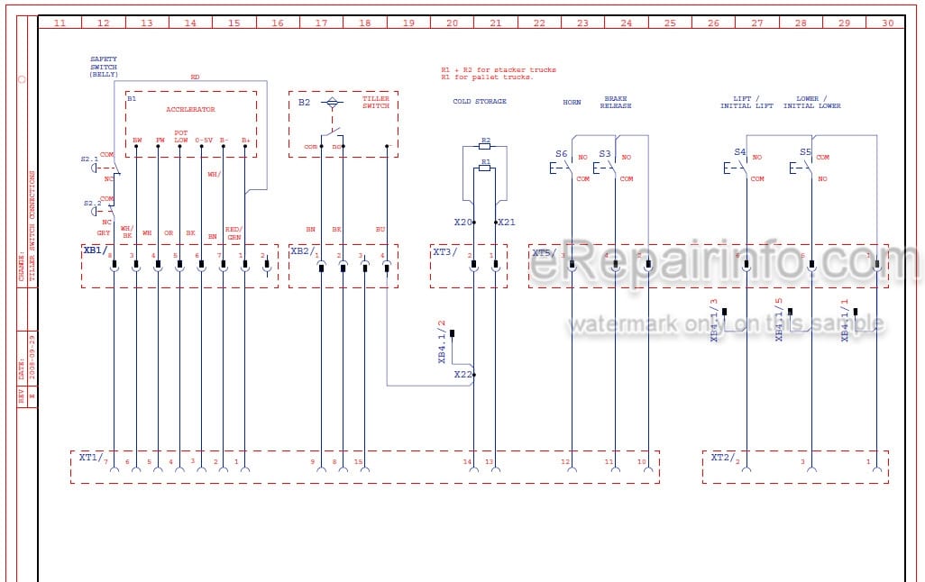 Photo 5 - Mitsubishi SBR12N SBR16N SBR16NI SBR20N Service Manual Lift Truck 619099