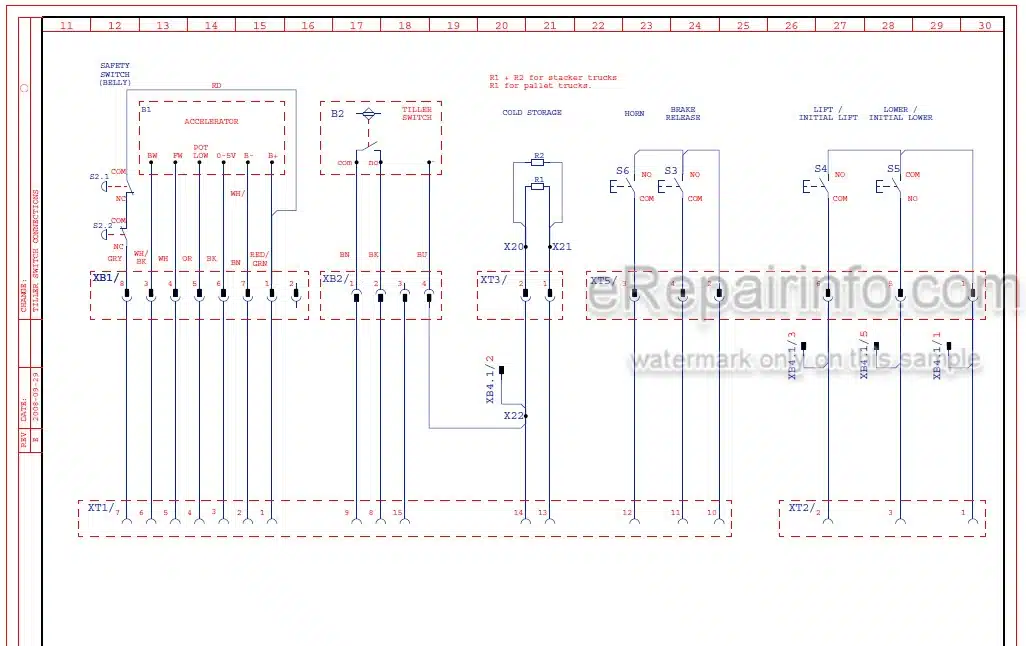 Photo 5 - Mitsubishi SBR12N SBR16N SBR16NI SBR20N Service Manual Lift Truck 619099