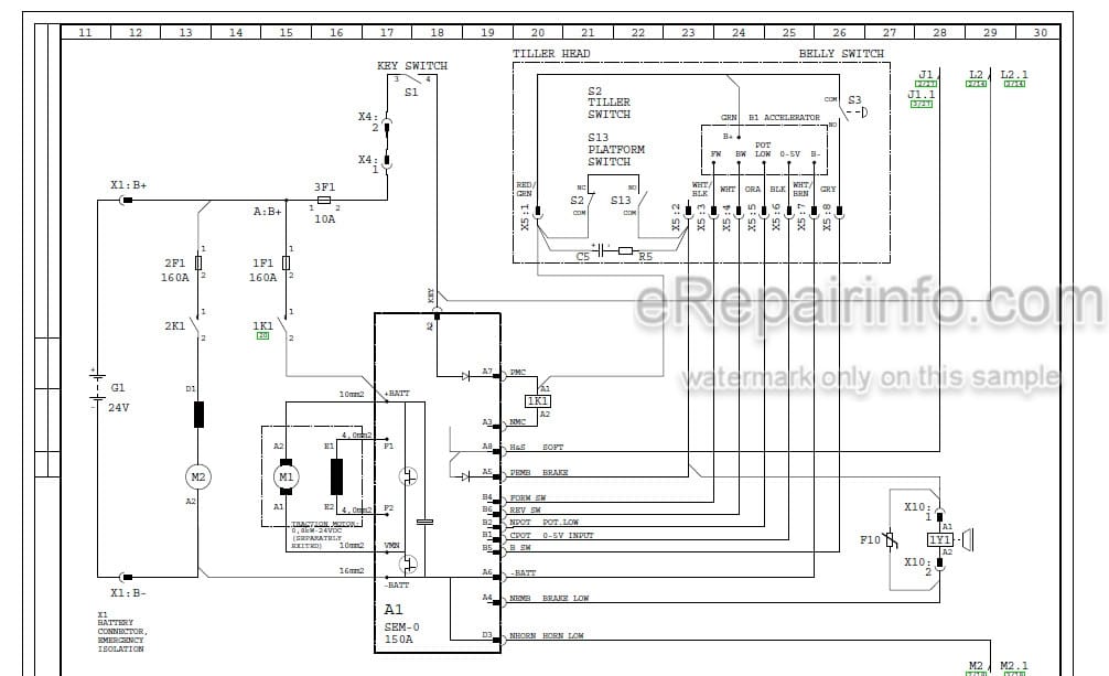 Photo 4 - Mitsubishi SBV12K SBV12KI SBV16K SBV16KI Operation And Maintenance Manual Reach Truck