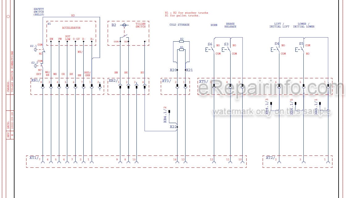 Photo 4 - Mitsubishi SBV12N SBV12NI SBV16N SBV16NI PBV20ND Operation And Maintenance Manual Pallet Truck WWHSU-00112