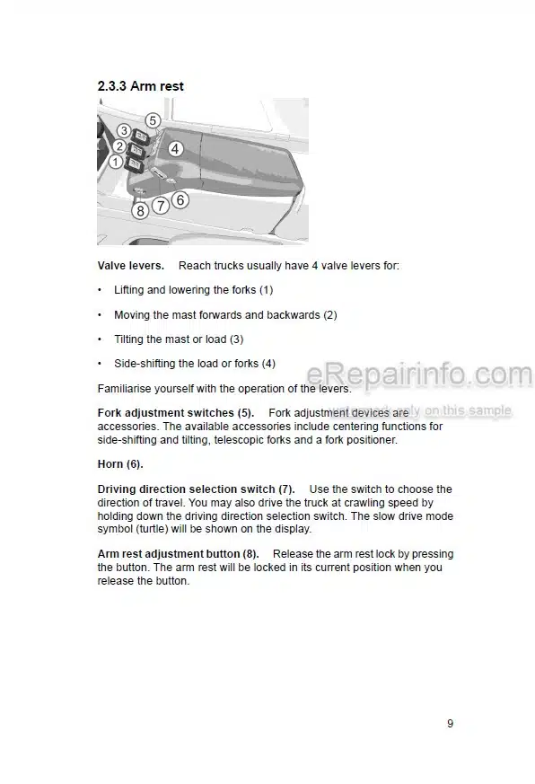 Photo 6 - Mitsubishi Service Manual AC Reach Truck WHSM0014