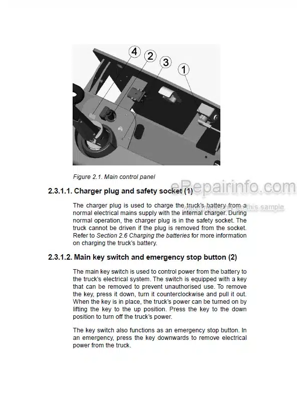 Photo 6 - Mitsubishi OPB20NE OPB20NEP OPB10NEF OPB10NEFP OPB20NEX OPB20NEXP TBR30N Service Manual Lift Truck 624878 ENG FRA DE