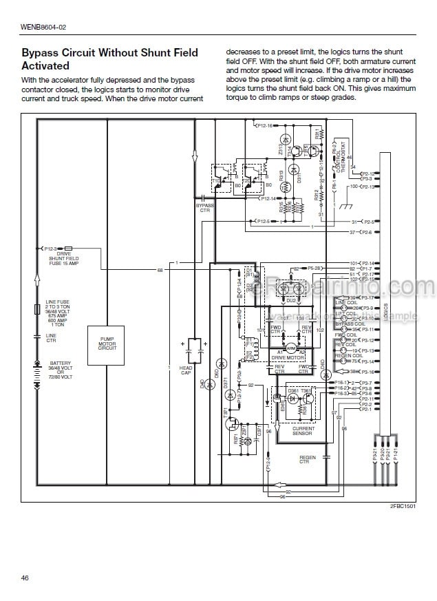 Photo 3 - Mitsubishi TR3000 Service Manual Control For Forklift WENB8604-02