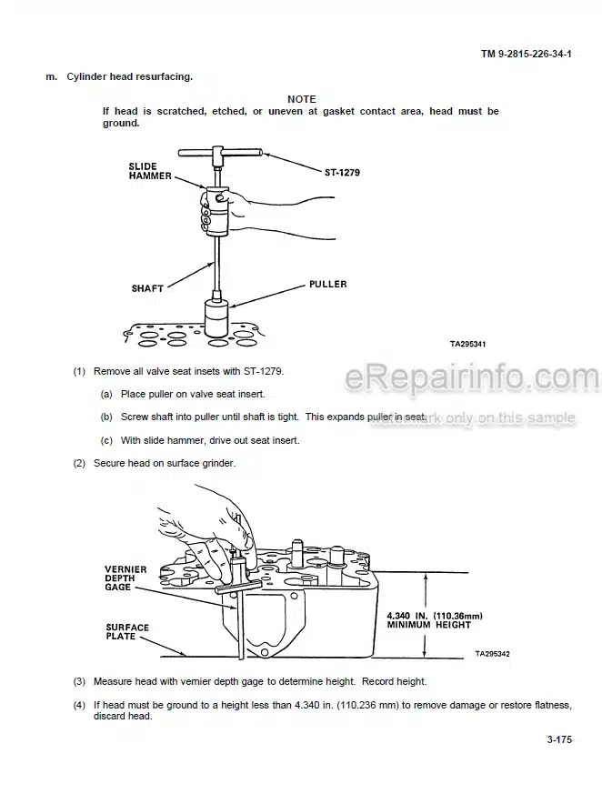 Photo 5 - Cummins NTC400BC2 Direct And General Support Maintenance Manual Engine TM92815226341