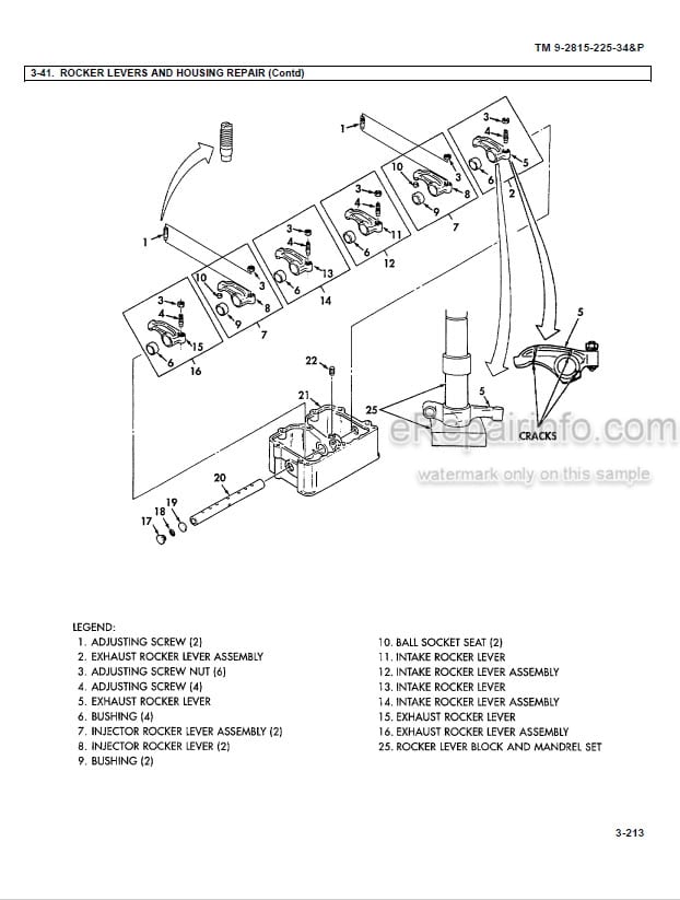 Photo 3 - Cummins NTC400 M915 M920 Support And Maintenance Manual Engine