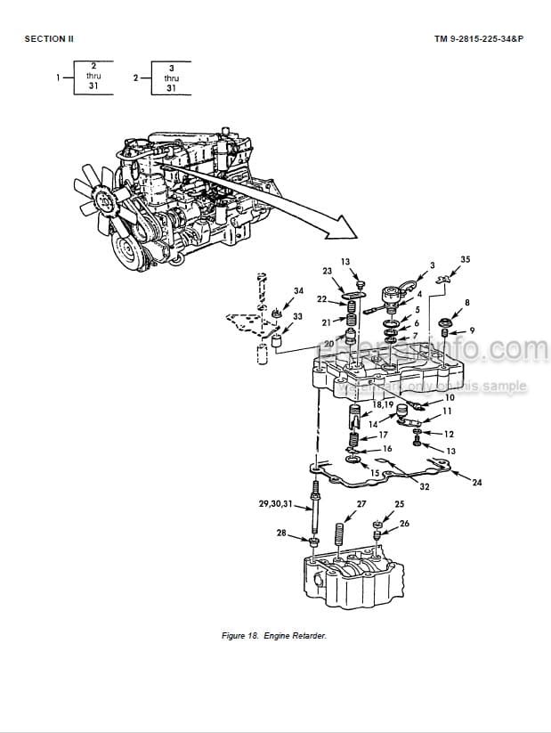 Photo 5 - Cummins NTC400 M915 M920 Support And Maintenance Manual Engine