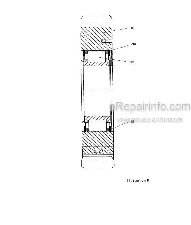 Photo 5 - Demag H241 H185 H121 H285 H485 H655 PC8000 H185S H95 H135 H285S H255S PC3000 H455S PC1800 Shop Manual Hydraulic Shovel