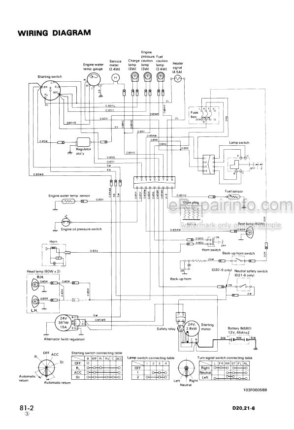 Photo 4 - Komatsu D20A-6 D20P-6 D20P-6A D20PL-6 D20PLL-6 D20S-6 D20Q-6 D21А-6 D21E-6 D21P-6 D21P-6A D21P-6B D21PL-6 D21S-6 D21S-6A D21Q-6 Shop Manual Bulldozer SEBM01040604 SN60001-
