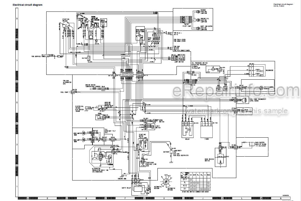 Photo 3 - Komatsu D21A-8E D21P-8E0 Shop Manual Bulldozer SEN03320-04 SN 90001-
