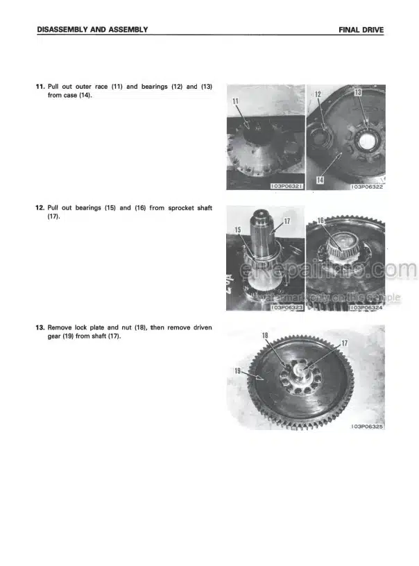 Photo 7 - Komatsu D20A-6 D20P-6 D20P-6A D20PL-6 D20PLL-6 D20S-6 D20Q-6 D21А-6 D21E-6 D21P-6 D21P-6A D21P-6B D21PL-6 D21S-6 D21S-6A D21Q-6 Shop Manual Bulldozer SEBM01040604 SN60001-