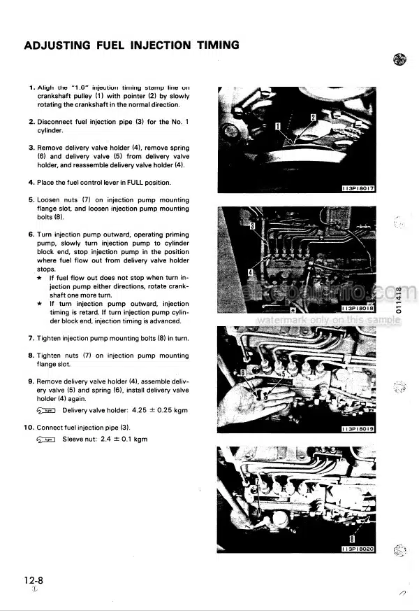 Photo 2 - Komatsu D31E-18 D31P-18 D31P-18A D31PL-18 D31PLL-18 D31S-18 D31Q-18 D37E-2 D37P-2 Shop Manual Bulldozer SEBM01141805 SN 40001- 1501-