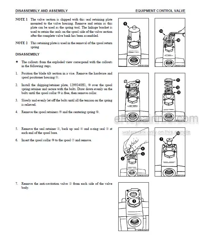 Photo 8 - Komatsu D32E-1A D32P-1A D38E-1A D38P-1A D39E-1A D39P-1A Shop Manual Crawler Tractor CEBD004302 SN P076093- P086239- P096338-