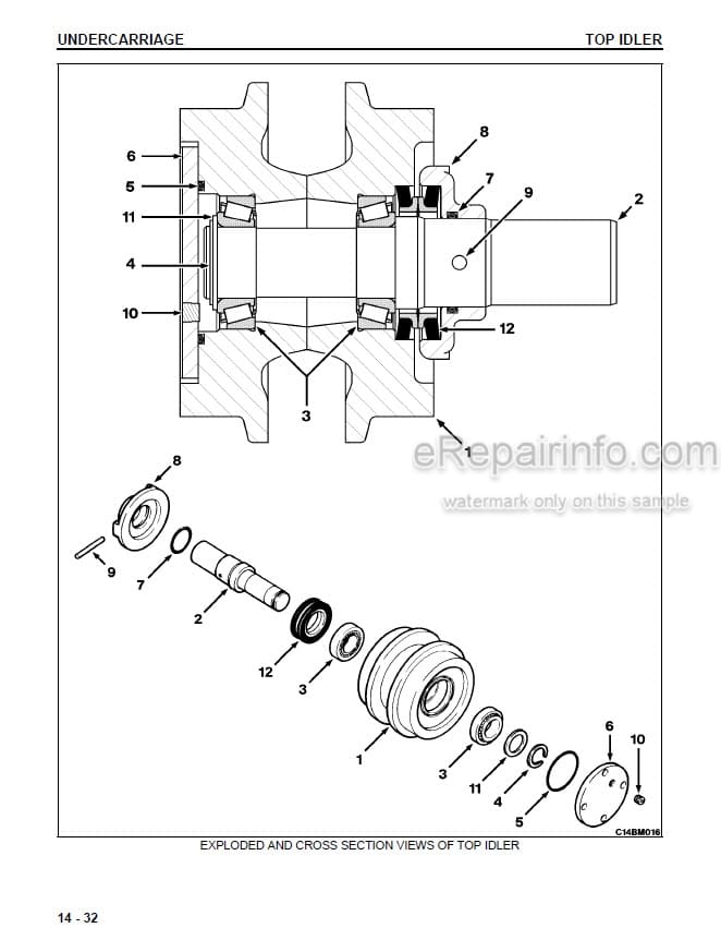 Photo 5 - Komatsu D32E-1 D32P-1 D38E-1 D38P-1 D39E-1 D39P-1 Shop Manual Crawler Tractor CEBD003100 SN P075718- P085799- P095872-