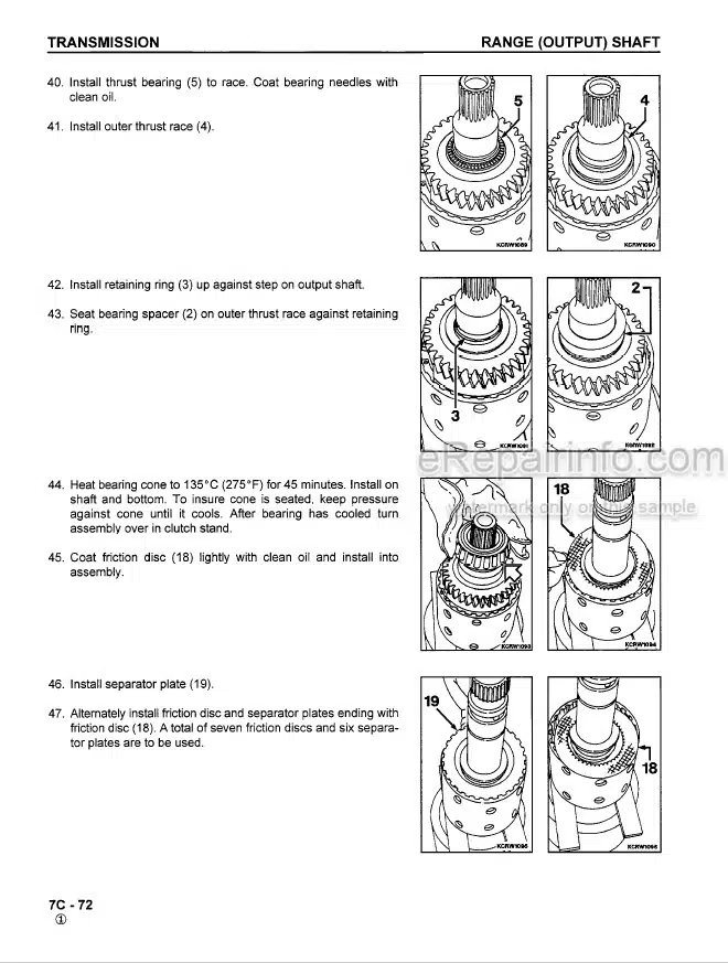 Photo 6 - Komatsu D32E-1 D32P-1 D38E-1 D38P-1 D39E-1 D39P-1 Shop Manual Crawler Tractor CEBD003100 SN P075718- P085799- P095872-