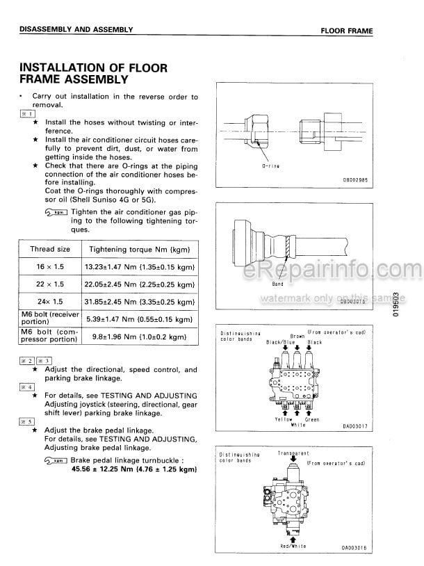 Photo 6 - Komatsu D375A-3 Shop Manual Bulldozer SEBM008403 SN 17001-