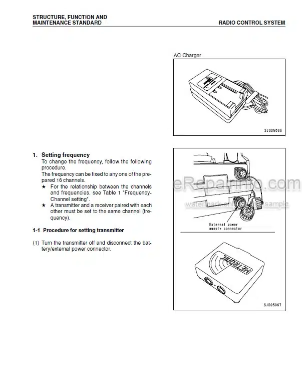Photo 12 - Komatsu D375A-5 Radio Control Spec Shop Manual Bulldozer SEBM028901 SN 18001-