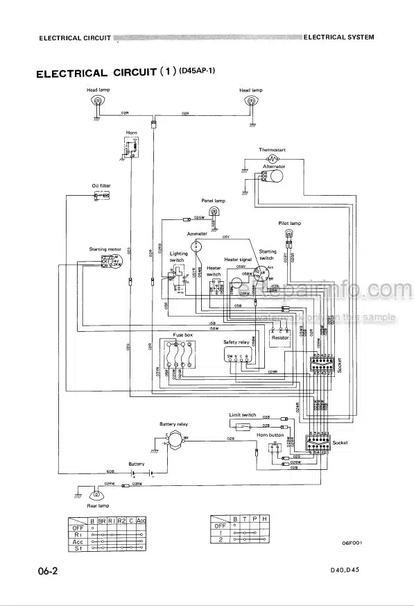 Photo 4 - Komatsu D45A-1 D45P-1 D45S-1 D40A-1 D40P-1 Shop Manual Bulldozer And Dozer Shovel D40451BE2 SN 1504- 1501-