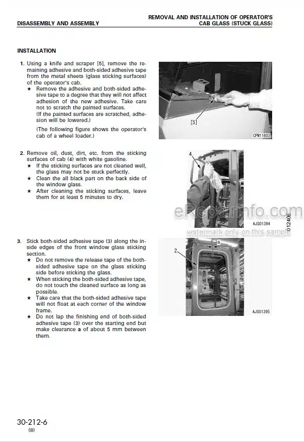 Photo 1 - Komatsu D41E-6 D41P-6 Shop Manual Bulldozer SEBM007009 SN B20001-B40000 50001-