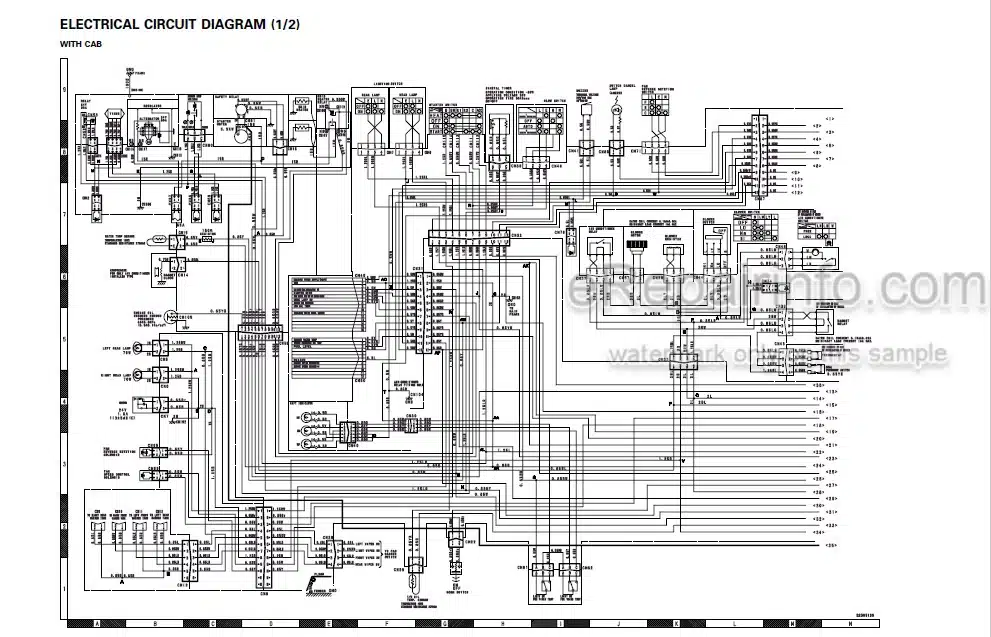 Photo 4 - Komatsu D41E-6 D41P-6 Shop Manual Bulldozer SEBD028803 SN B40001-