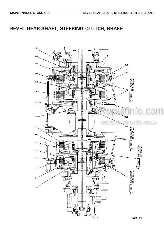 Photo 3 - Komatsu D475A-3 Palm Control Spec Shop Manual Bulldozer SEBM027502 SN 10695-