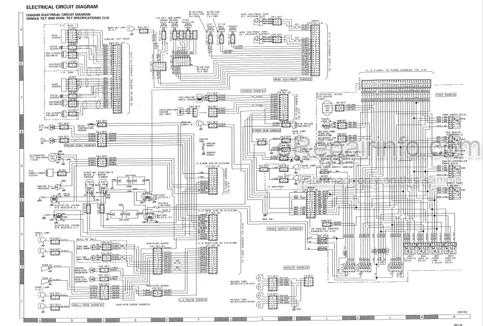 Photo 3 - Komatsu D475A-3 Palm Control Spec Shop Manual Bulldozer SEBM029000 SN 10727-