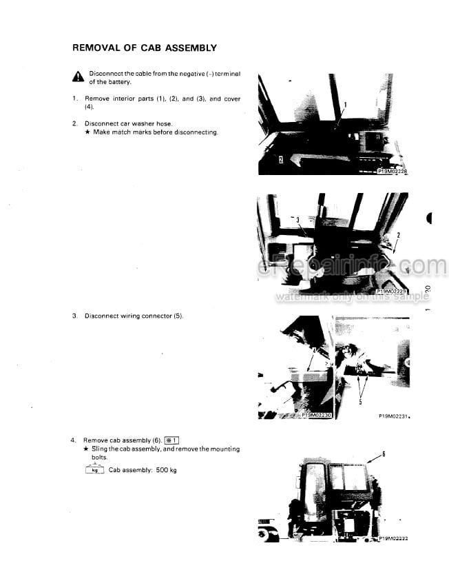 Photo 8 - Komatsu D575A-2 Shop Manual Bulldozer SEBM000105 SN 10001-