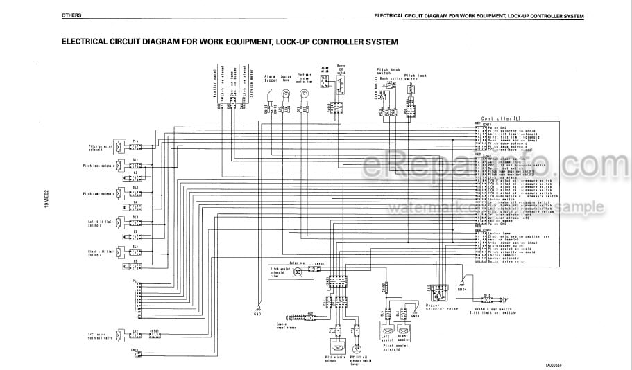 Photo 4 - Komatsu D575A-2 Shop Manual Super Dozer SEBD006506 SN 10012-
