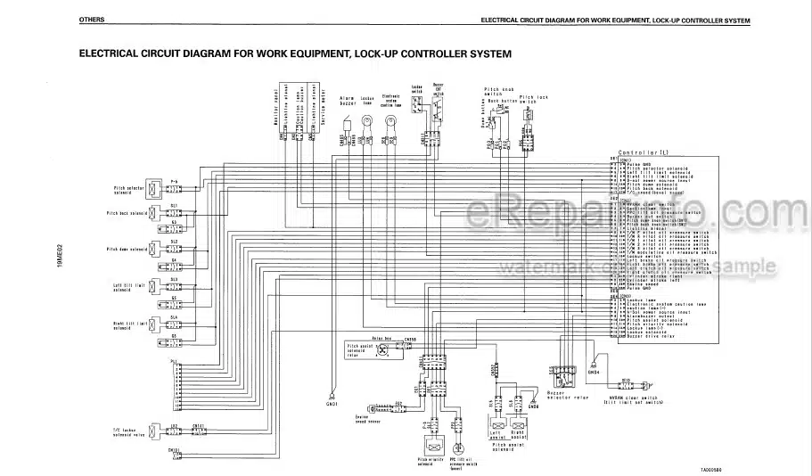Photo 4 - Komatsu D575A-2 Shop Manual Super Dozer SEBD006506 SN 10012-