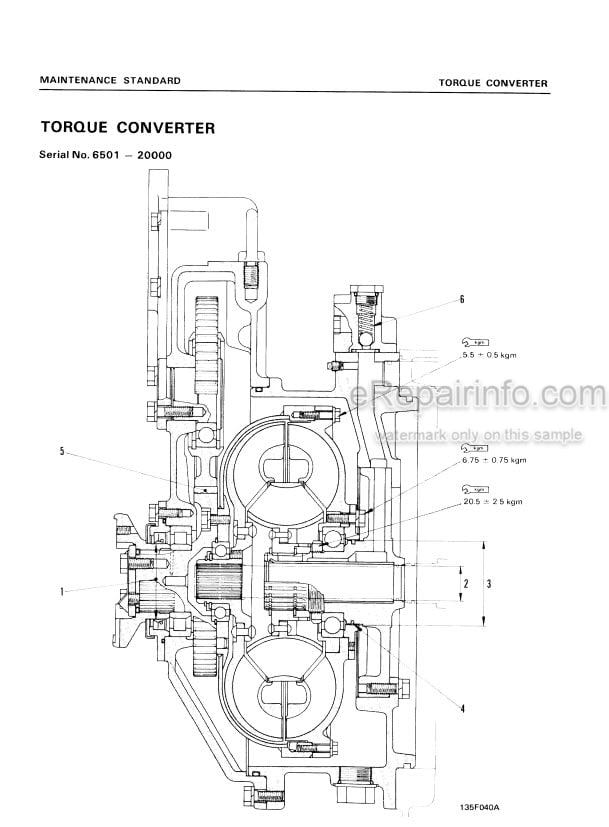Photo 3 - Komatsu D57S-1 Shop Manual Crawler Loader SEBM0135A05 SN 6501-