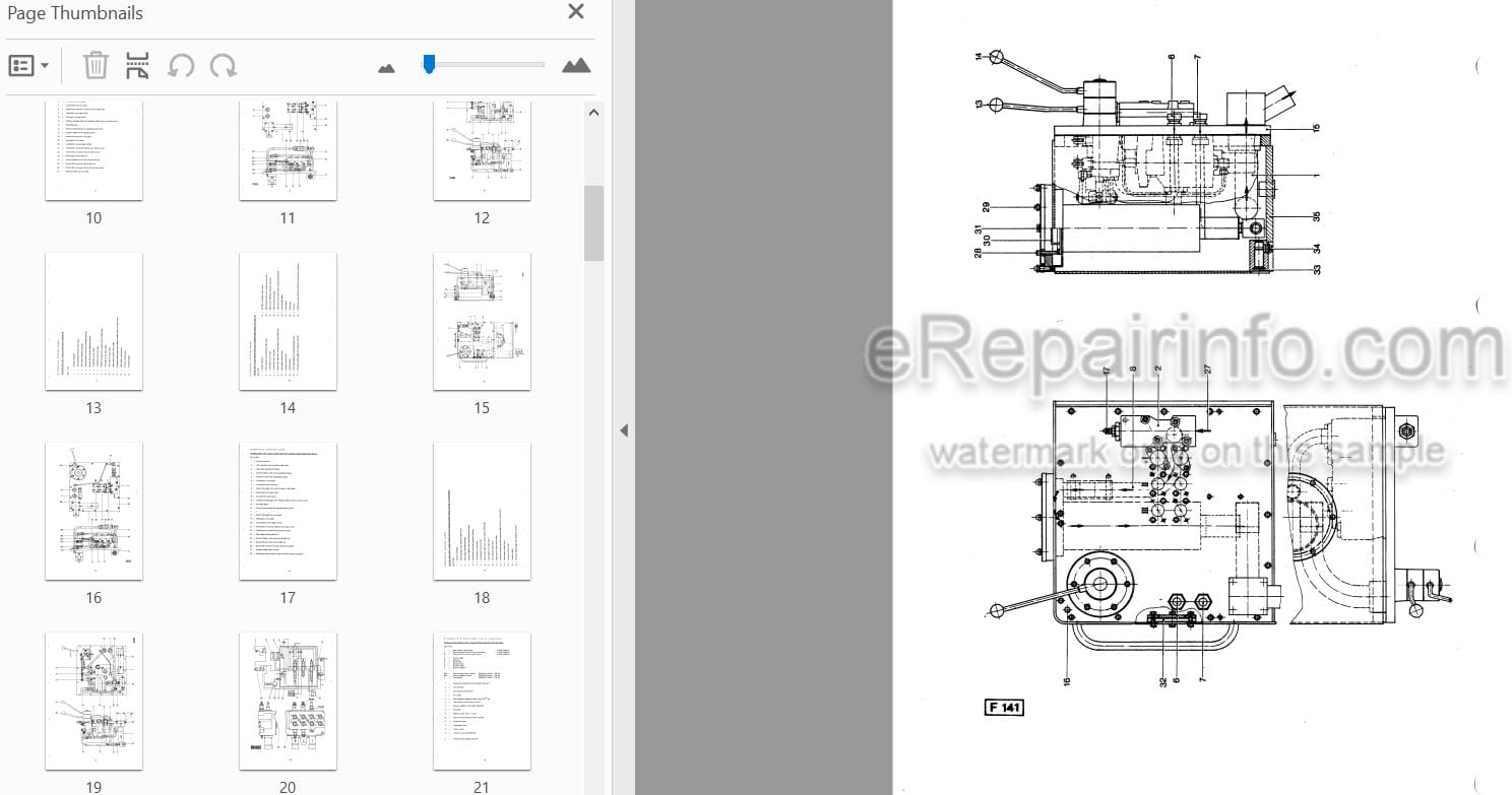 Photo 3 - Komatsu D600C D600D 600C L600D Service Manual Bulldozer Hydraulic System 3072519M2