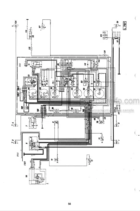 Photo 4 - Komatsu D600D L600D Super Service Manual Bulldozer Electrics 2974660M1
