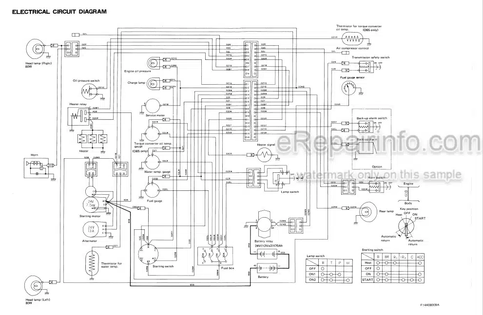 Photo 5 - Komatsu D60A-8 D60E-8 D60P-8 D60PL-8 D65A-8 D65E-8 D65E-8B D65P-8 D65P-8A Shop Manual Bulldozer SEBM01440809 SN 45001-