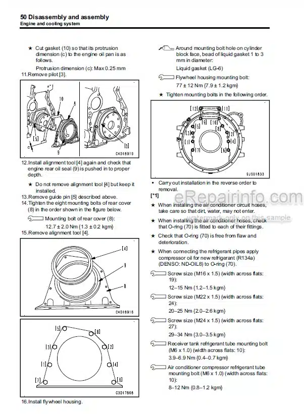 Photo 5 - Komatsu D65EX-17 D65PX-17 D65WX-17 Shop Manual Bulldozer SEN05536-01 SN 1001-