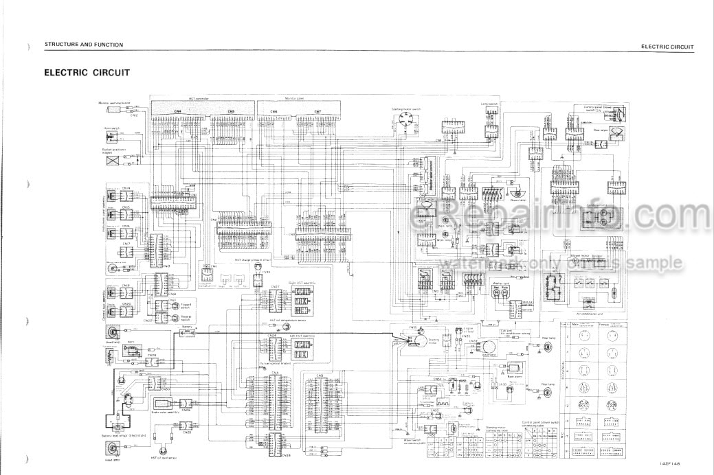 Photo 4 - Komatsu D66S-1 Shop Manual Crawler Loader SEBM0142A10 SN 1001-