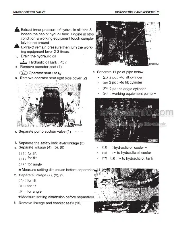 Photo 7 - Komatsu D68ESS-12 Shop Manual Bulldozer LEBMD68C00 SN J10001-