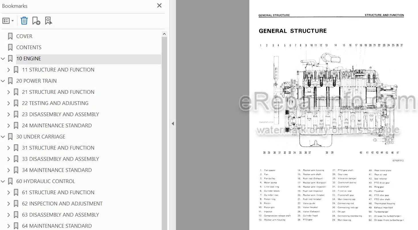 Photo 5 - Komatsu D80A-18 D85A-18 D80E-18 D85E-18 D80P-18 D85P-18 Shop Manual Bulldozer SEBM0150C05 SN 25001- 2001-