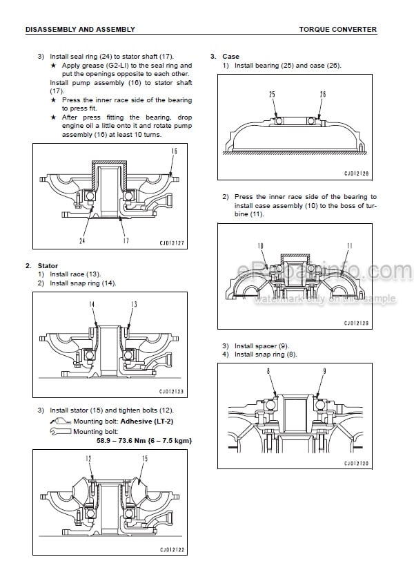 Photo 5 - Komatsu D85EX-15 D85PX-15 Shop Manual Bulldozer SEBM029108 SN 10001- 1001-