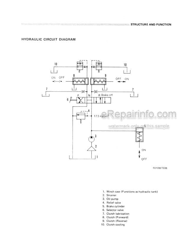 Photo 5 - Komatsu DWT031 DWT045 DWT053 DWC040 DWC050 DWC060 DWC080 DWT083 DWT125 Shop Manual Towing Winch SEBT010WT04