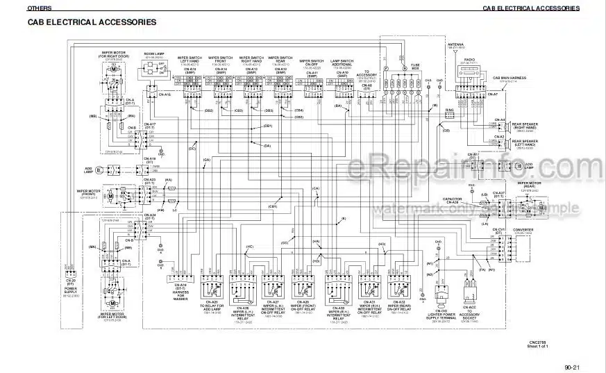 Photo 3 - Komatsu Galeo D51EX-22 D51PX-22 Shop Manual Crawler Tractor CEBM019106 SN B10001-