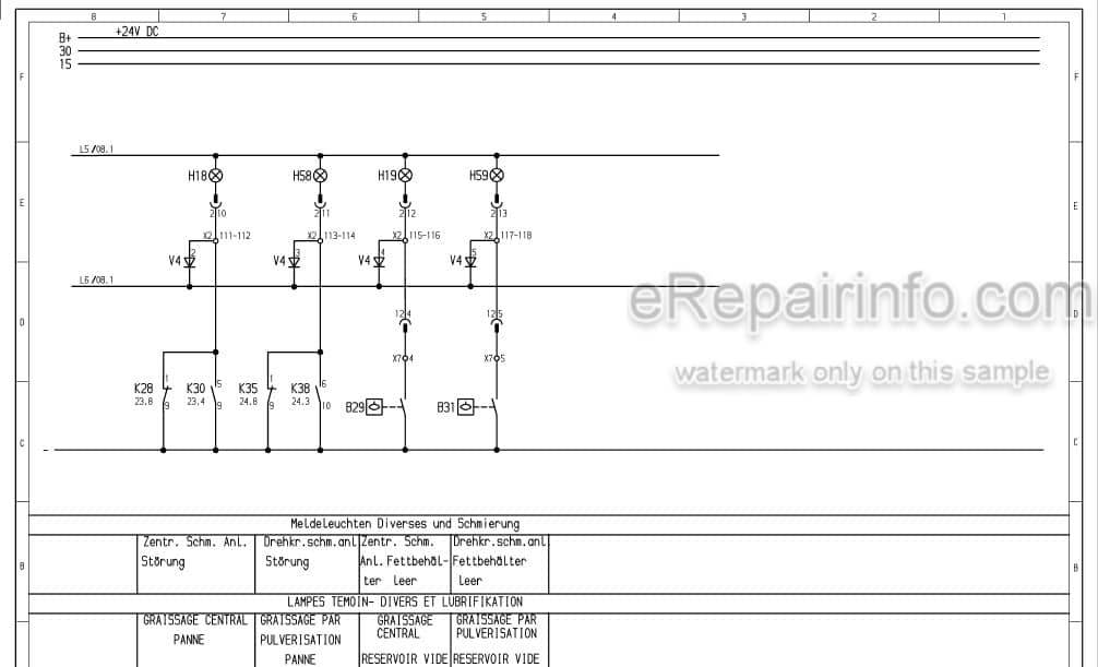 Photo 9 - Komatsu H185S Electrical And Hydraulic Diagram For Hydraulic Shovel H185S06108SM SN 06108