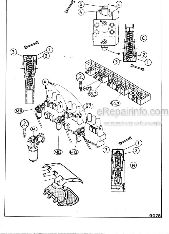 Photo 5 - Komatsu H185S Shop Manual Hydraulic Shovel H185S06081SM SN 6081