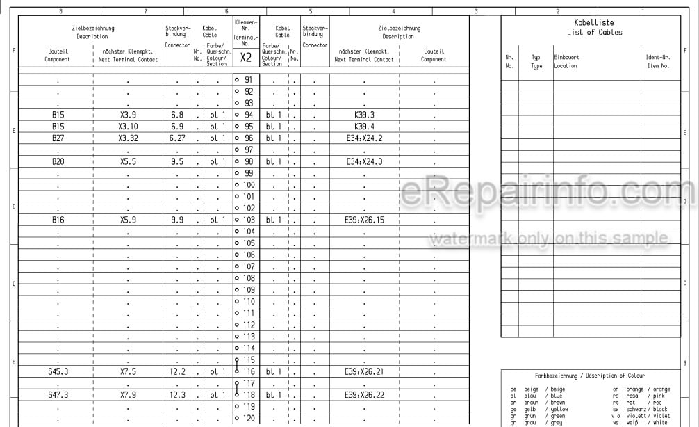 Photo 4 - Komatsu H285S Electrical Diagram For Hydraulic Shovel H285S78135SM SN 78135