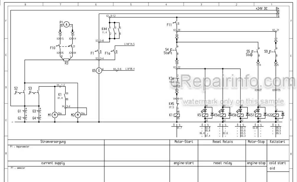 Photo 5 - Komatsu H285S Electrical Diagram For Hydraulic Shovel H285S78111SM SN 78111