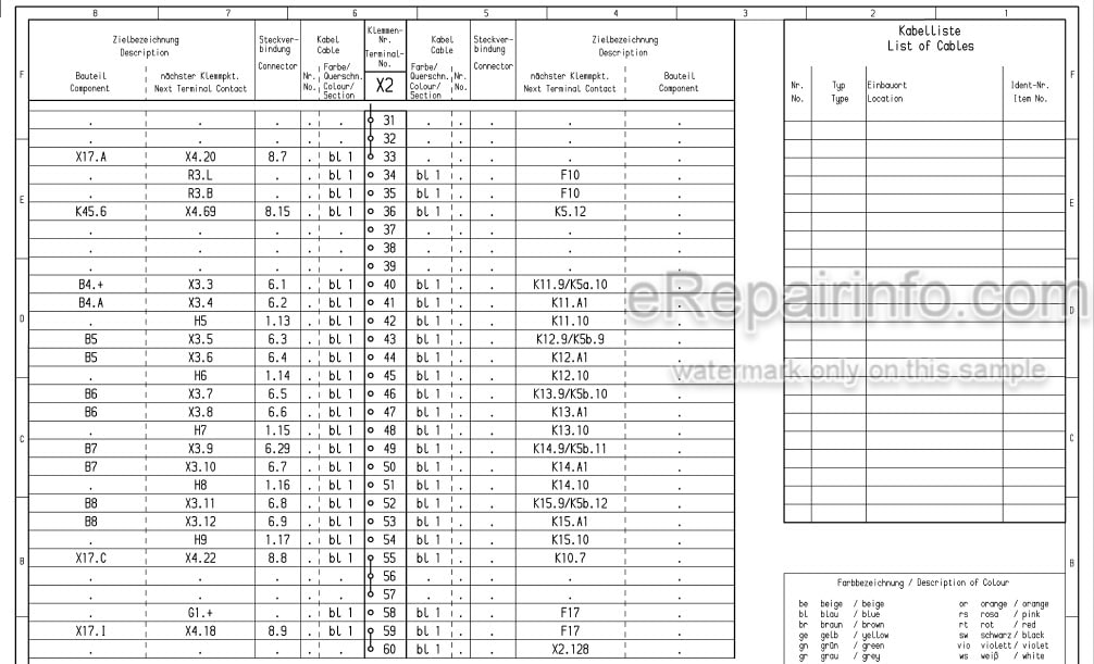 Photo 4 - Komatsu H285S Electrical Diagram For Hydraulic Shovel H285S78111SM SN 78111