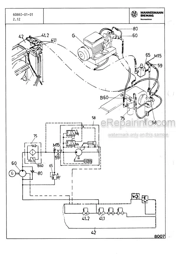 Photo 6 - Komatsu 430FX-1 430FXL-1 445FXL-1 Shop Manual Crawler Feller Buncher Harvester CEBM020902 SN 10001-