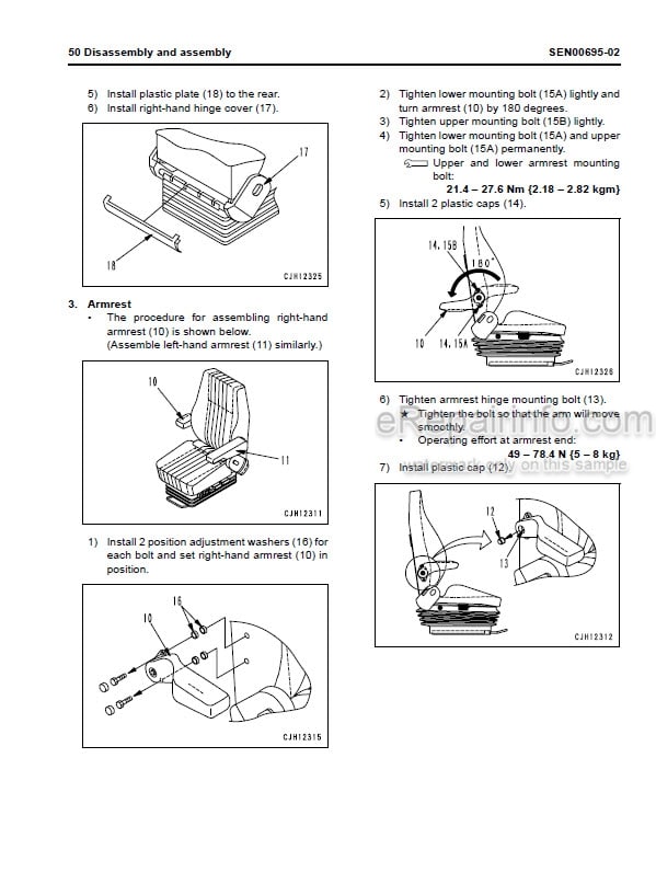 Photo 3 - Komatsu HM300-2 Shop Manual Articulated Dump Truck SEN00237-13 SN 2001-