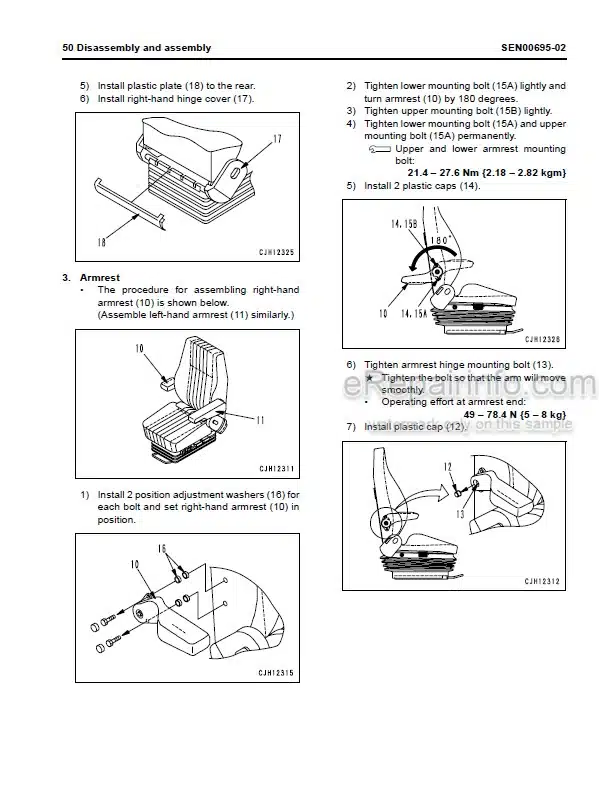 Photo 3 - Komatsu HM300-2 Shop Manual Articulated Dump Truck SEN00237-13 SN 2001-