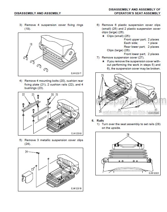 Photo 3 - Komatsu HM400-1 Shop Manual Articulated Dump Truck SEBM023017 SN 1001-