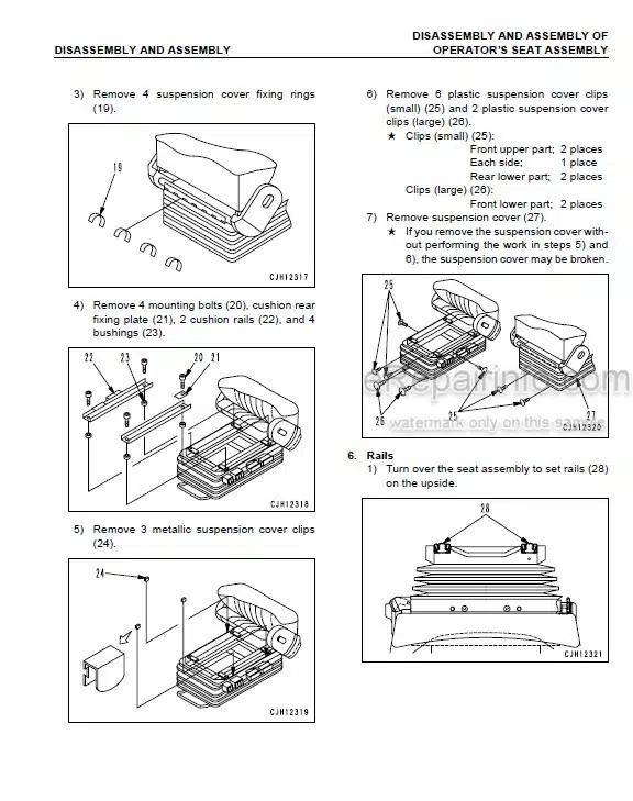 Photo 3 - Komatsu HM400-1 Shop Manual Articulated Dump Truck SEBM023017 SN 1001-