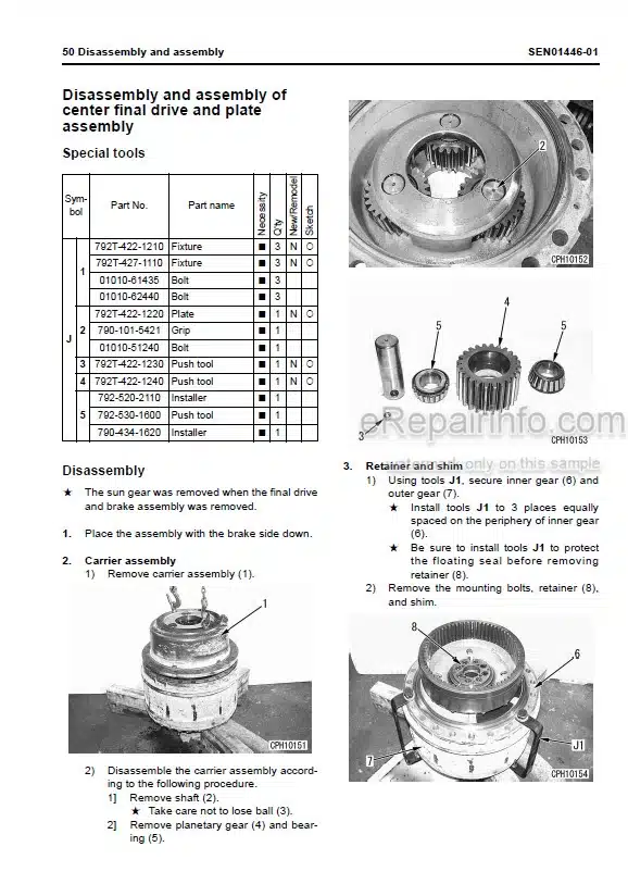 Photo 2 - Komatsu HM400-2 Shop Manual Articulated Dump Truck SEN00239-17 SN 2001-